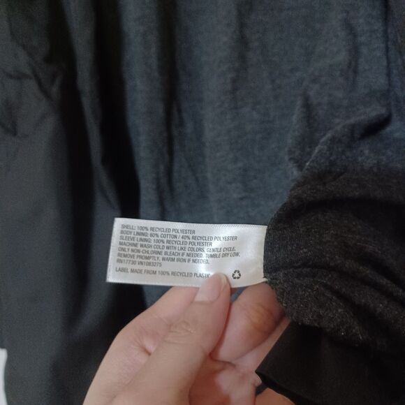 A NEW DAY Black Water-Resistant Rain Jacket, Size S - Picture 6 of 6